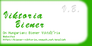 viktoria biener business card